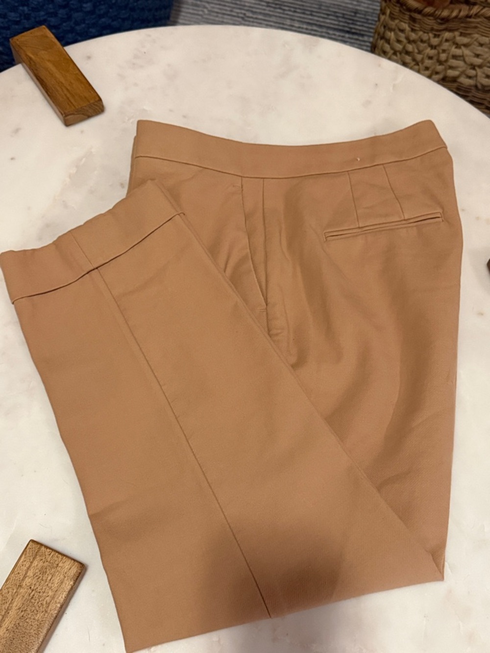Ann Taylor Ankle Pants in Camel - Curvy Fit